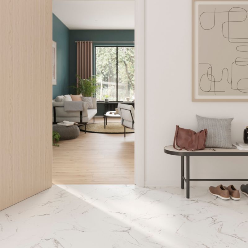 Panele podłogowe laminowane GoodHome Elegance AC4 White 2,54 m2