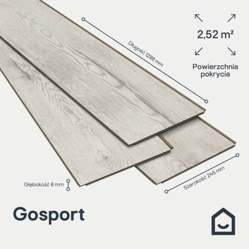 Panele podłogowe laminowane Goodhome Gosport AC5 2,52 m2