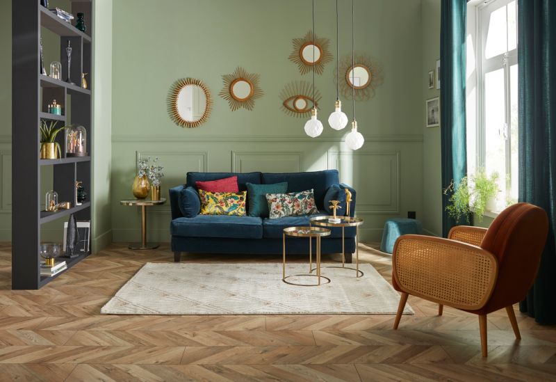 Laminátové podlahové panely GoodHome Heanor AC4 2,7 m2.