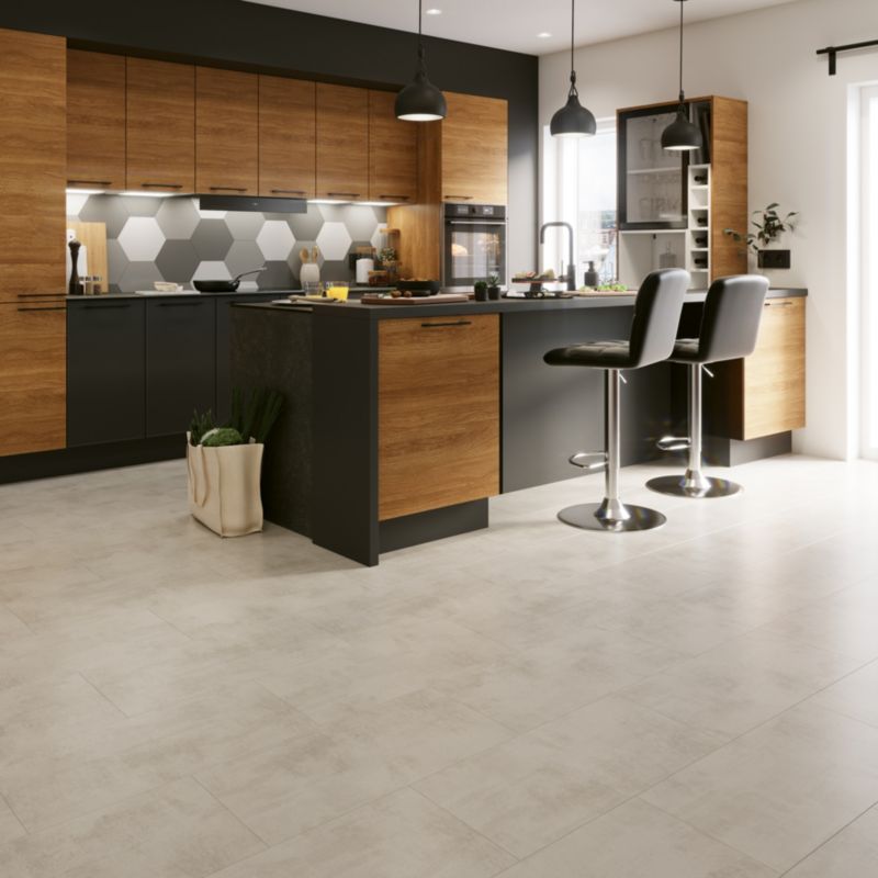 Panele podłogowe laminowane GoodHome Koncrete AC4 Grey 2,53 m2