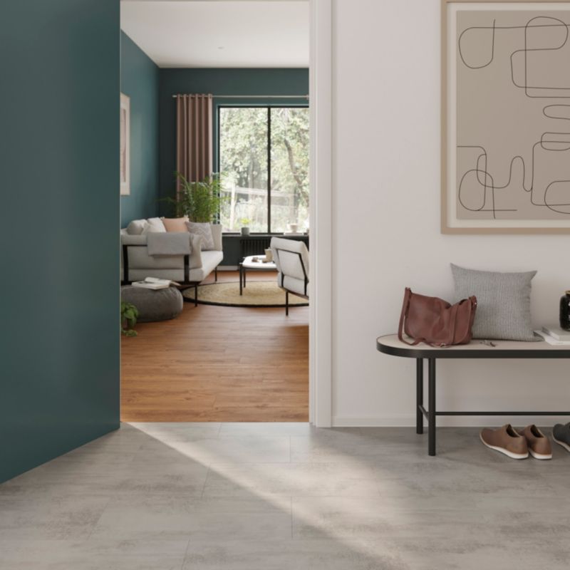 Panele podłogowe laminowane GoodHome Koncrete AC4 Grey 2,53 m2