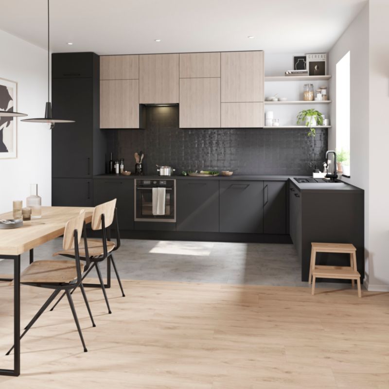 Panele podłogowe laminowane GoodHome Koncrete AC4 Grey 2,53 m2