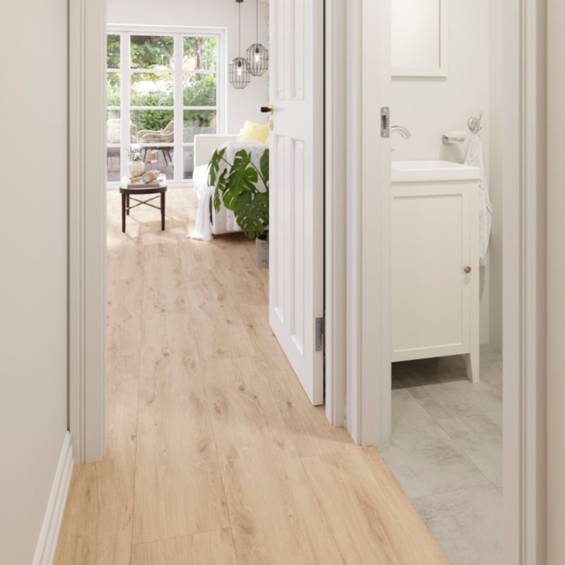 Panele podłogowe laminowane GoodHome Koncrete AC4 Grey 2,53 m2