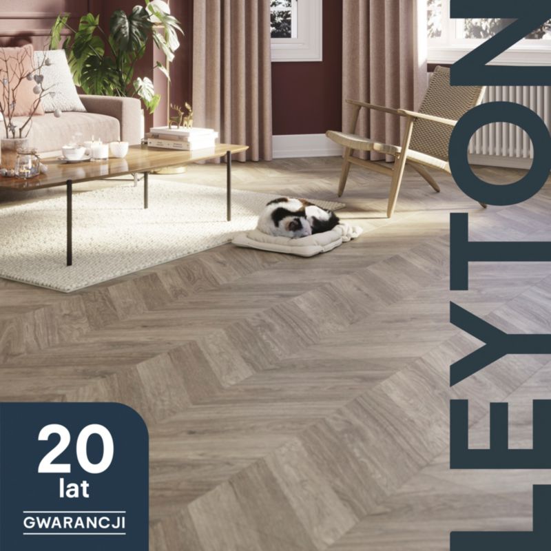 Panele podłogowe laminowane GoodHome Leyton Grey AC5 1,72 m2