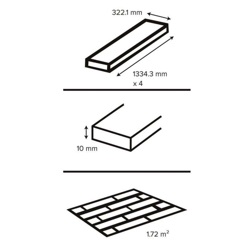 Panele podłogowe laminowane GoodHome Leyton Honey AC5 1,72 m2