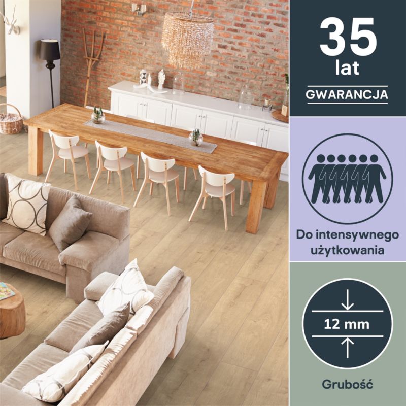 Panele podłogowe laminowane Goodhome Ottery AC6 1,51 m2
