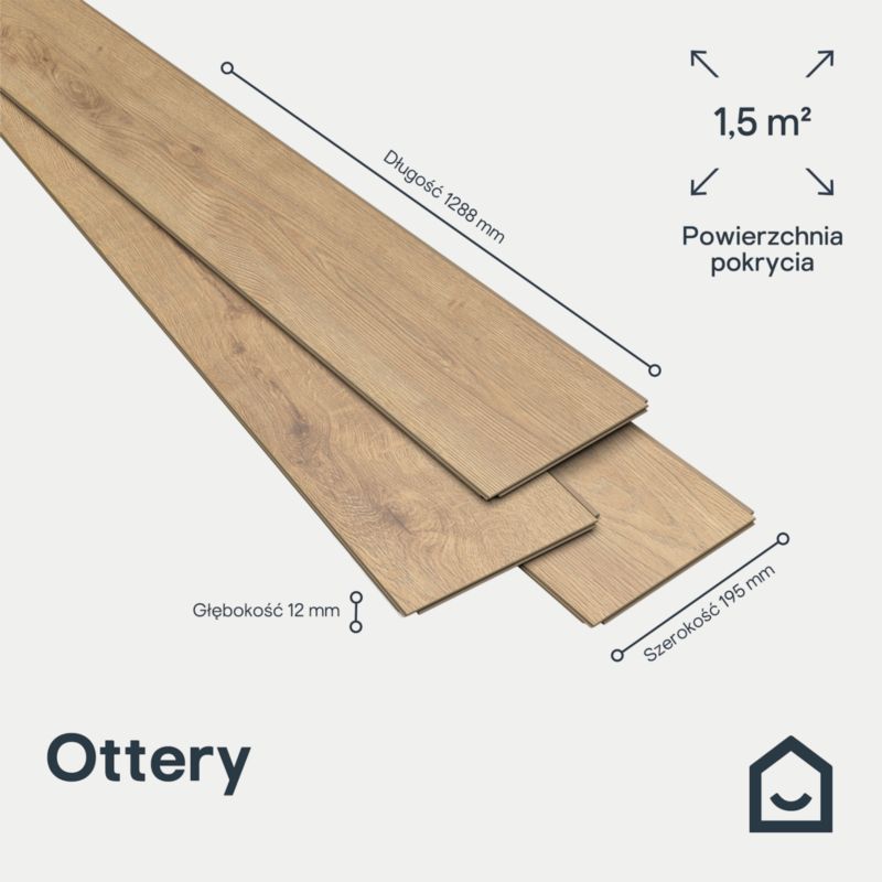 Panele podłogowe laminowane Goodhome Ottery AC6 1,51 m2