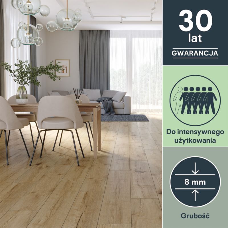 Panele podłogowe laminowane GoodHome Radcar AC5 2,22 m2