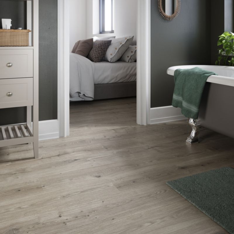 Panele podłogowe laminowane GoodHome Rowley AC4 Grey 1,99 m2