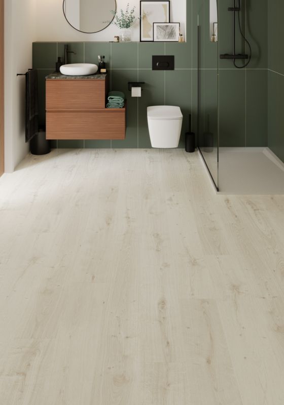 Panele podłogowe laminowane GoodHome Rowley AC4 Light Grey 1,99 m2