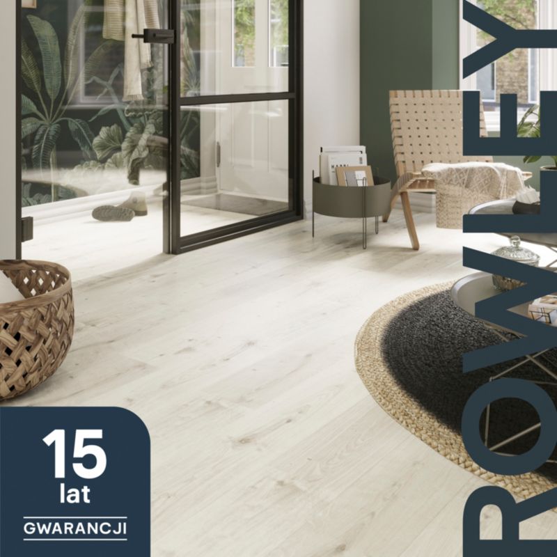 Panele podłogowe laminowane GoodHome Rowley AC4 Light Grey 1,99 m2