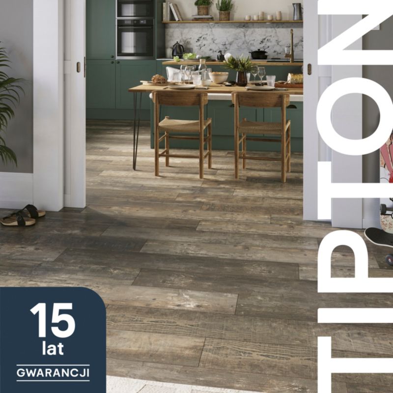 Panele podłogowe laminowane GoodHome Tipton AC4 Brown 1,99 m2
