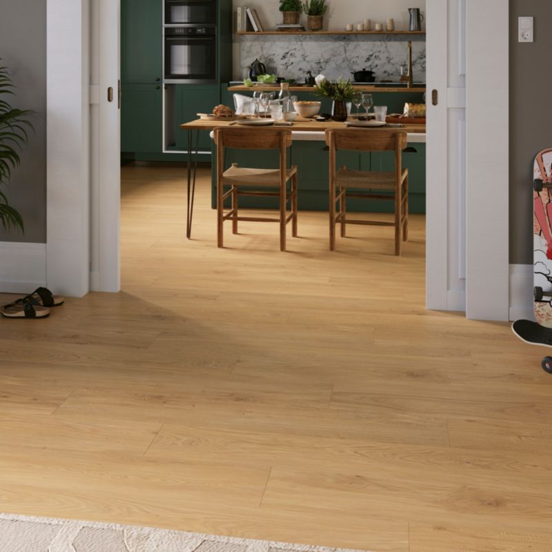 Panele podłogowe laminowane GoodHome Visby AC4 Honey 1,99 m2