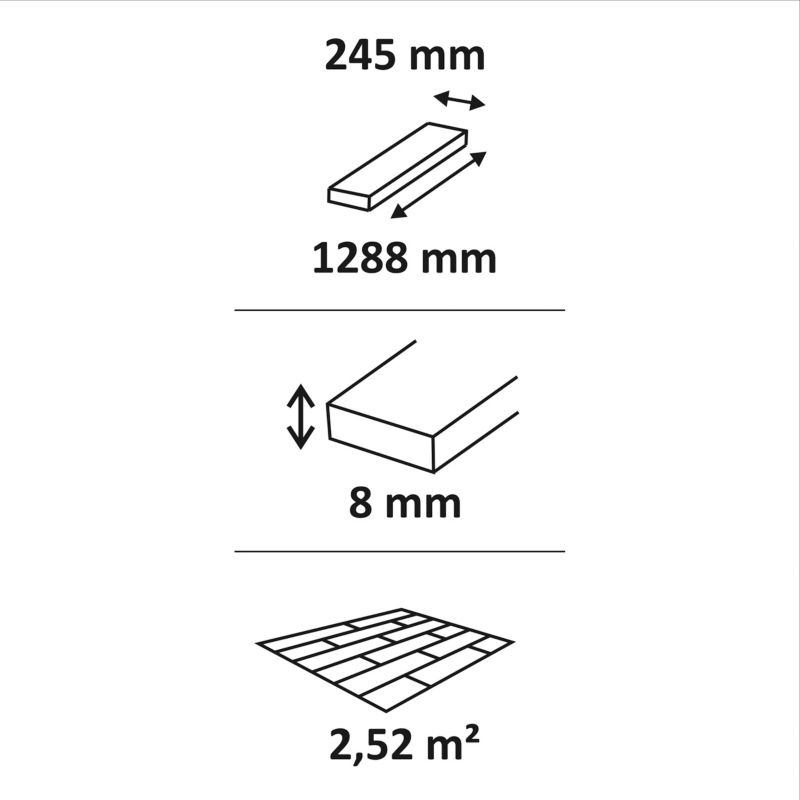 Panele podłogowe laminowane Kronospan Dąb Chester AC5 2,52 m2
