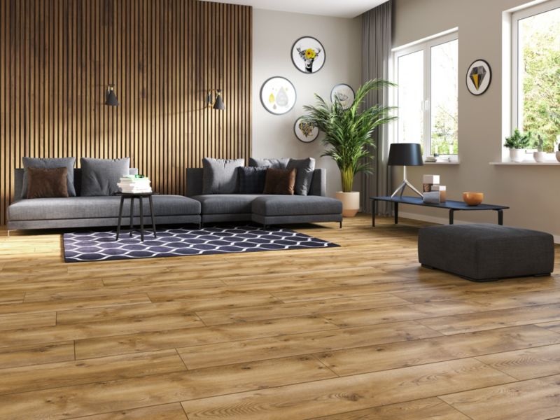Vodotěsné laminátové podlahové panely Classen Oak Avan AC5 2 158 m2.