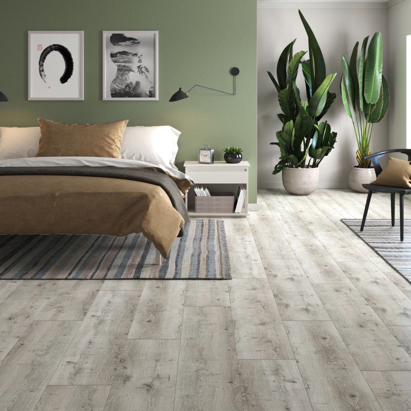 Panele podłogowe laminowane wodoodporne Classen Dąb Greige AC4 1,97 mw