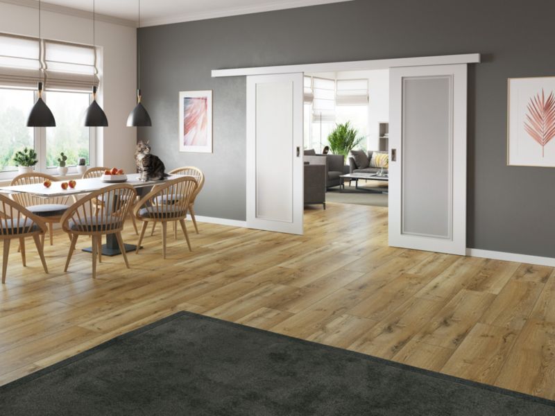 Vodotěsné laminátové podlahové panely Classen Pedro Dub AC5 2 158 m2.
