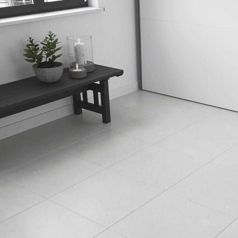 Panele podłogowe winylowe GoodHome 30,5 x 30,5 cm grey cloud 1,21 m2