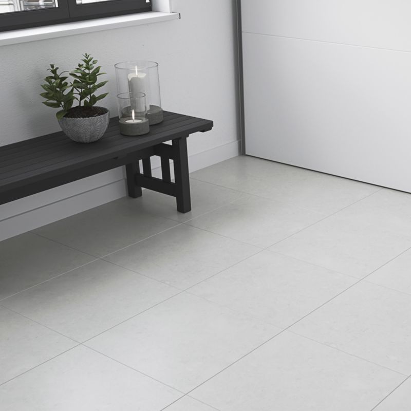 GoodHome vinylové podlahové panely 30,5 x 30,5 cm šedý mrak 1,21 m2.