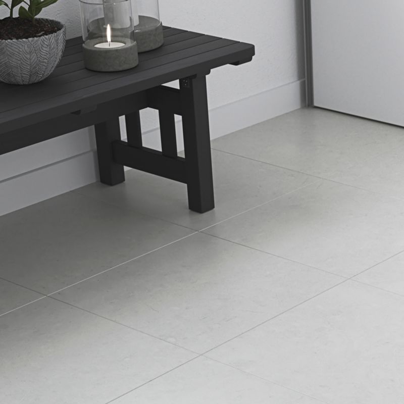 GoodHome vinylové podlahové panely 30,5 x 30,5 cm šedý mrak 1,21 m2.