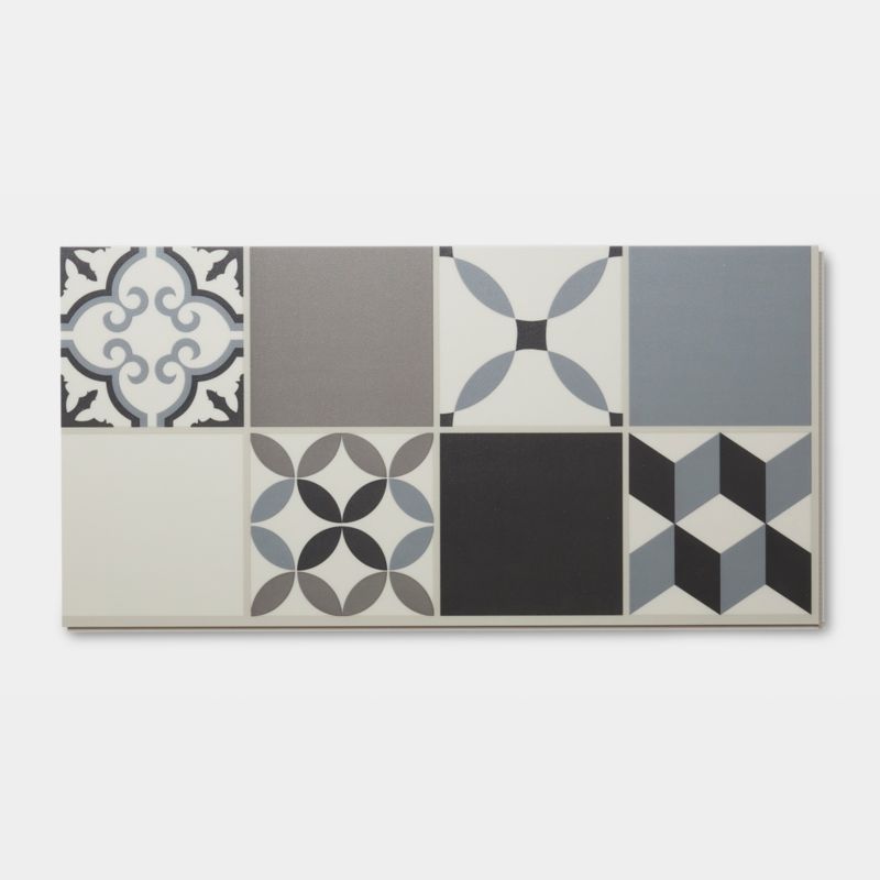 Panele podłogowe winylowe GoodHome 30,5 x 61 cm grey cement tiles