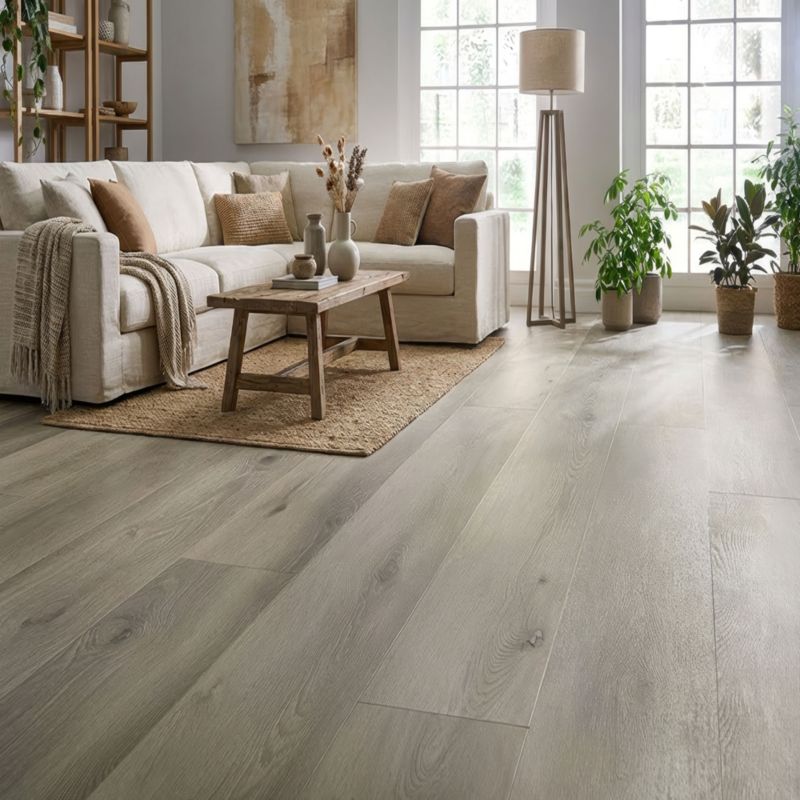 Panele podłogowe winylowe GoodHome SPC Dąb Beskyn 4 + 1,3 mm 2,23 m2