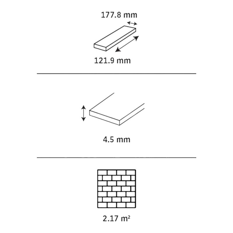 Panele podłogowe winylowe wodoodporne SPC light natural z zintegrowanym podkładem 2,17 m2