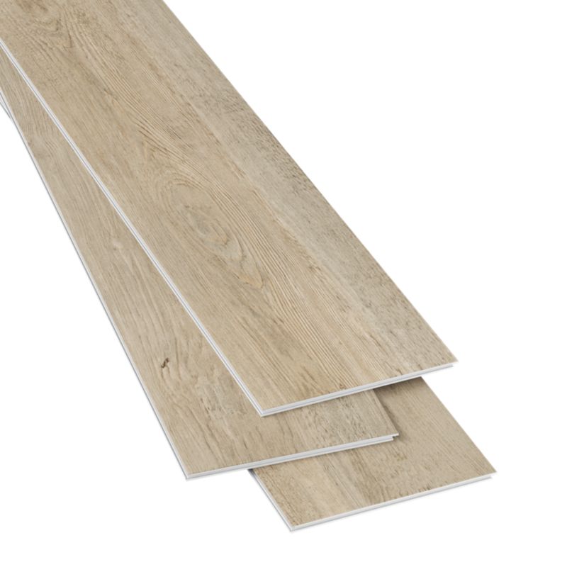 Panele podłogowe winylowe wodoodporne SPC light natural z zintegrowanym podkładem 2,17 m2