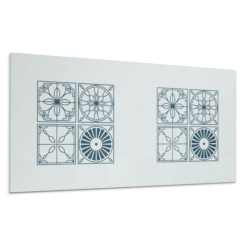 Panele samoprzylepne Wallfluent 40x20 cm Abstrakcyjne kształty kafli 10 szt.