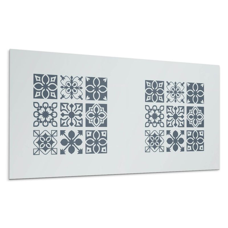 Panele samoprzylepne Wallfluent 40x20 cm Abstrakcyjne motywy w formie kwadratów 10 szt.