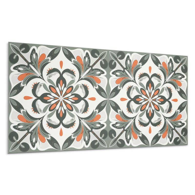 Panele samoprzylepne Wallfluent 40x20 cm Florystyczny design z liściastymi akcentami 10 szt.