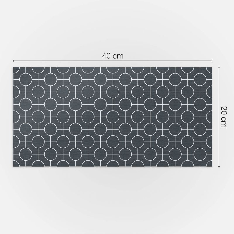Panele samoprzylepne Wallfluent 40x20 cm Geometria kół i linii w designie 10 szt.