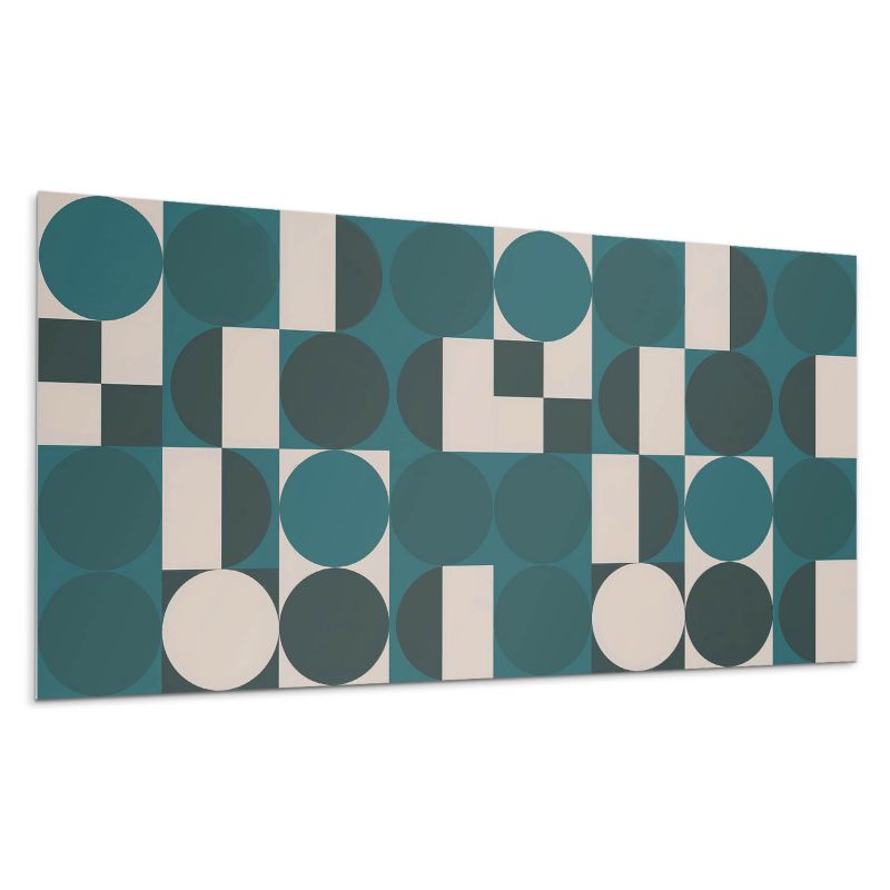 Panele samoprzylepne Wallfluent 40x20 cm Geometryczne wzory z różnorodnymi kształtami 10 szt.