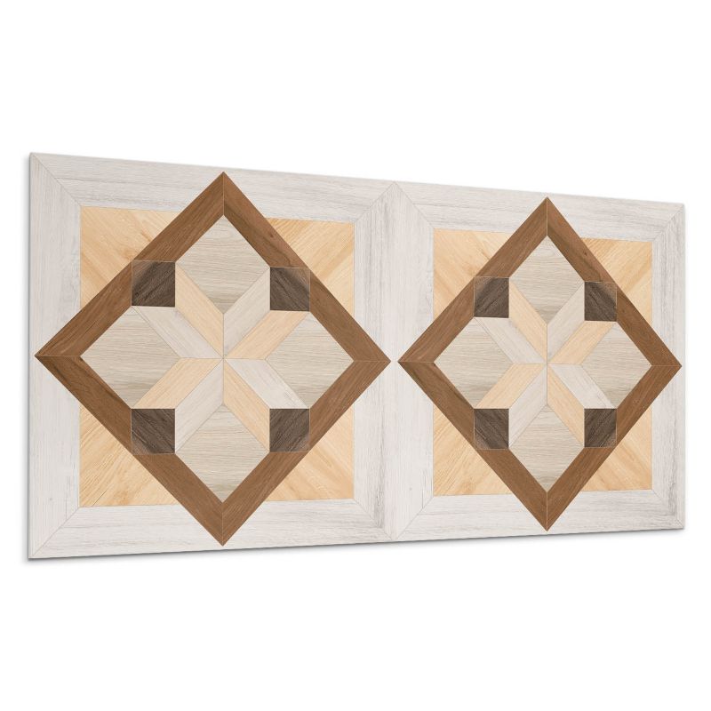 Panele samoprzylepne Wallfluent 40x20 cm Geometryczny motyw w kwadratowej formie 10 szt.