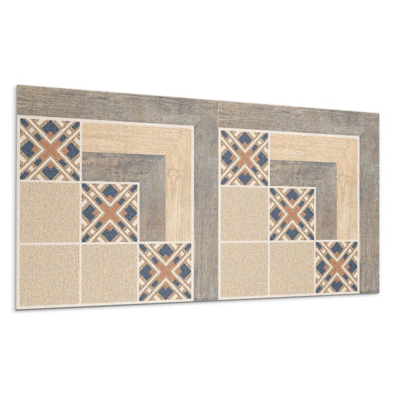 Panele samoprzylepne Wallfluent 40x20 cm Kanciaste motywy na płytkach 10 szt.