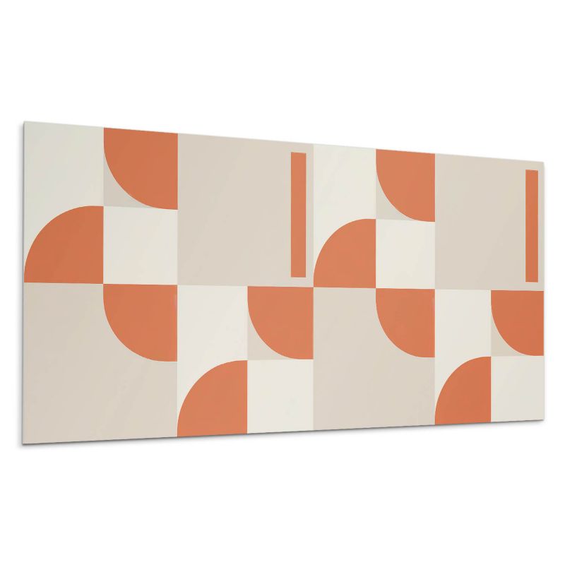 Panele samoprzylepne Wallfluent 40x20 cm Kreatywna kompozycja kształtów 10 szt.