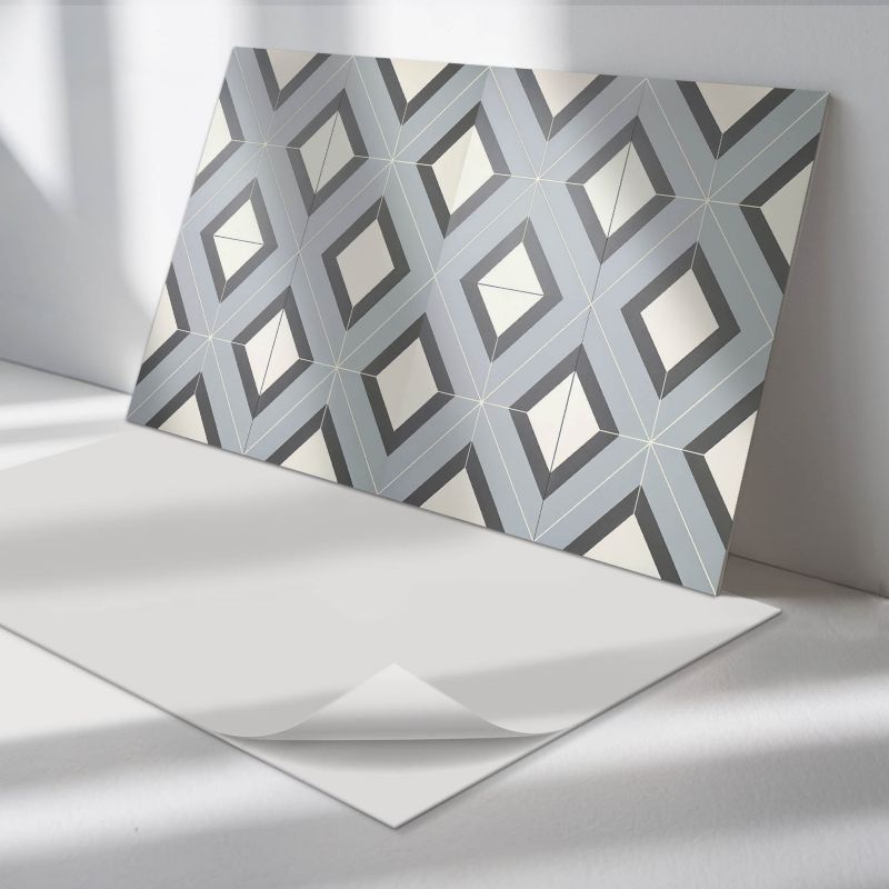 Panele samoprzylepne Wallfluent 40x20 cm Kształty w delikatnych kolorach 10 szt.