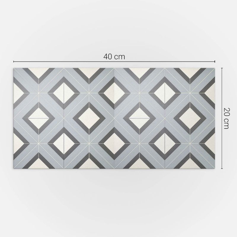 Panele samoprzylepne Wallfluent 40x20 cm Kształty w delikatnych kolorach 10 szt.