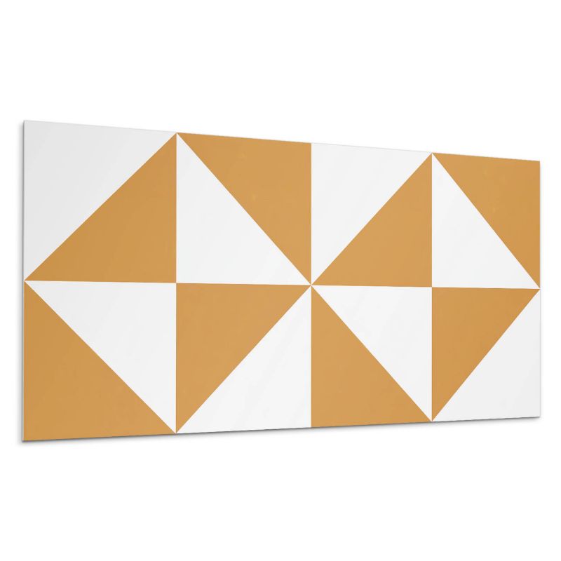 Panele samoprzylepne Wallfluent 40x20 cm Kwadratowe trójkąty w geometrycznym stylu 10 szt.