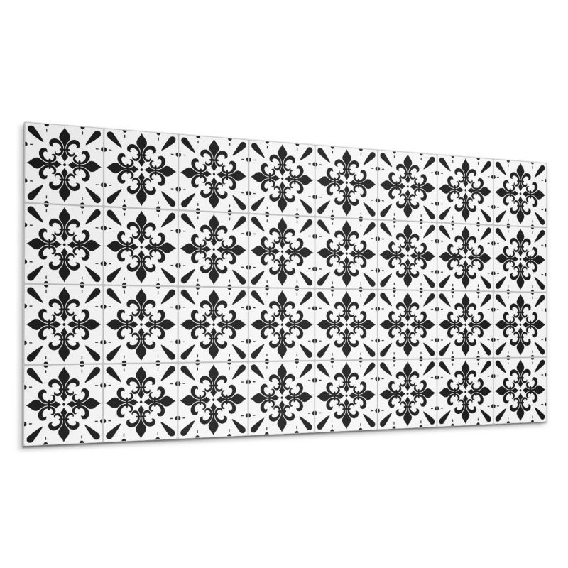 Panele samoprzylepne Wallfluent 40x20 cm Kwiatowe wzory na delikatnym tle 10 szt.