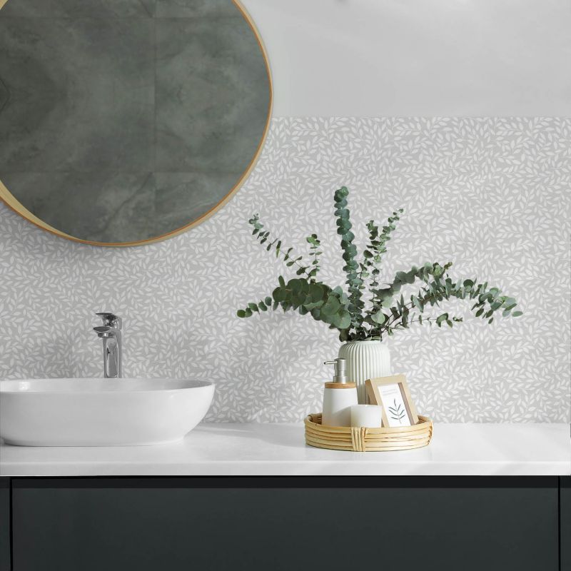 Panele samoprzylepne Wallfluent 40x20 cm Kwiatowy motyw liści 10 szt.