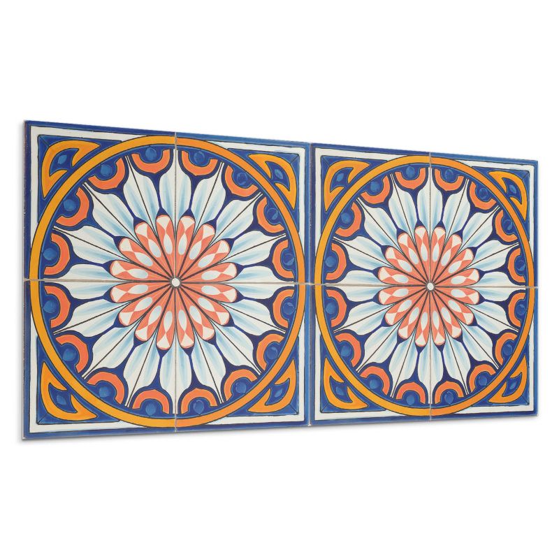 Panele samoprzylepne Wallfluent 40x20 cm Kwiatowy wzór z finezyjnymi akcentami 10 szt.