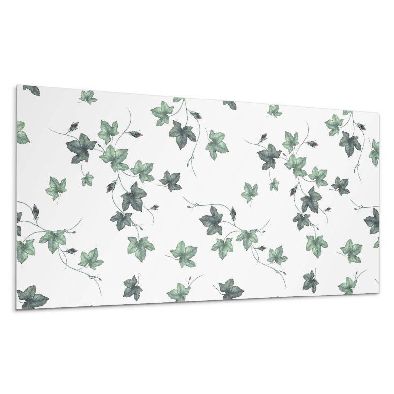 Panele samoprzylepne Wallfluent 40x20 cm Motyw liści na jasnym tle 10 szt.