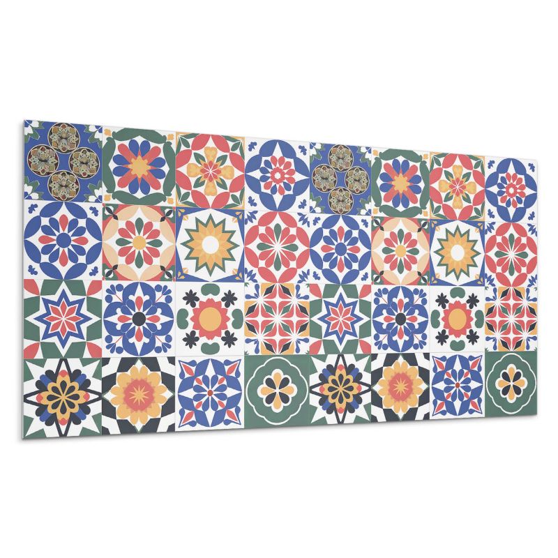 Panele samoprzylepne Wallfluent 40x20 cm Mozaikowe wzory w liniach 10 szt.
