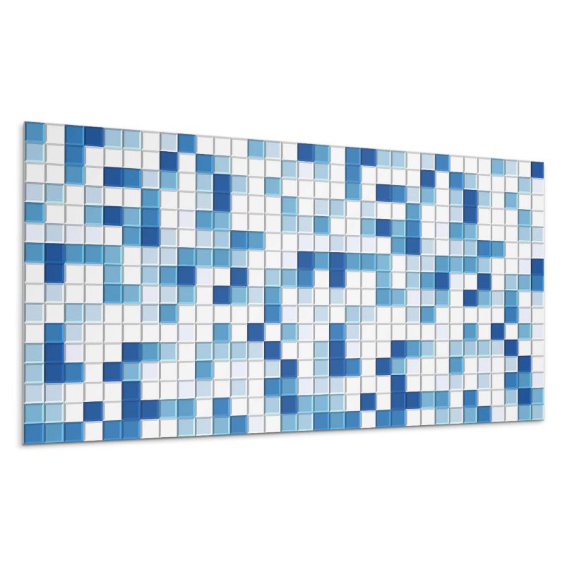 Panele samoprzylepne Wallfluent 40x20 cm Mozaikowy wzór w intensywnych odcieniach niebieskiego 10 szt.