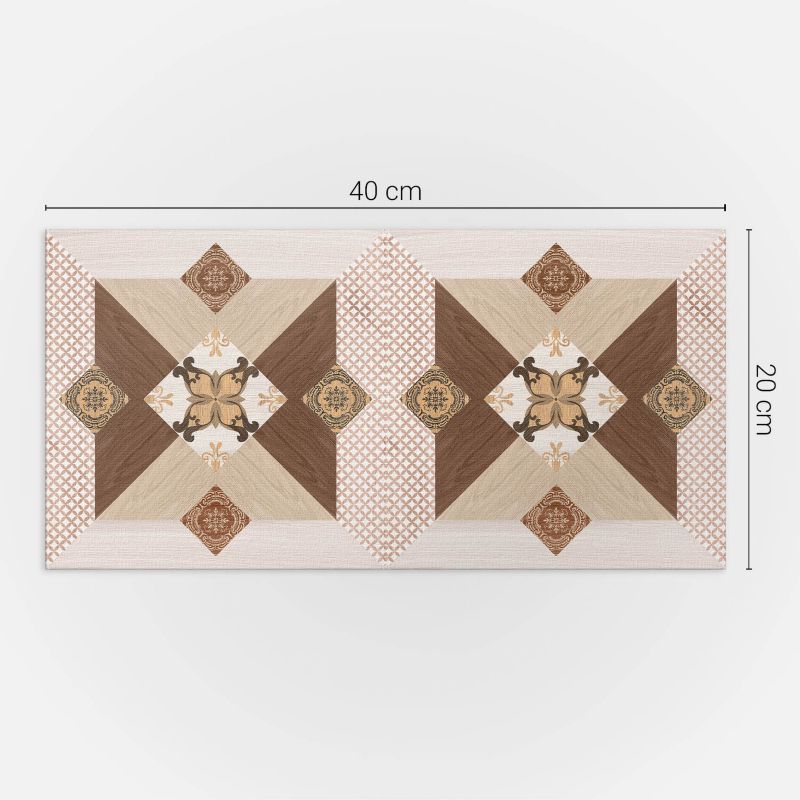 Panele samoprzylepne Wallfluent 40x20 cm Ornamentalna mozaika w wyrazistym stylu 10 szt.