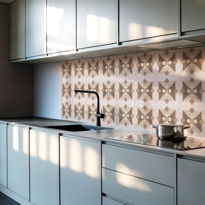 Panele samoprzylepne Wallfluent 40x20 cm Ornamentalna mozaika w wyrazistym stylu 10 szt.
