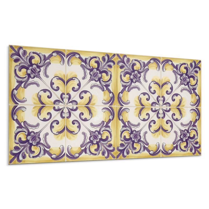 Panele samoprzylepne Wallfluent 40x20 cm Ornamentowane kafle w eleganckim wydaniu 10 szt.