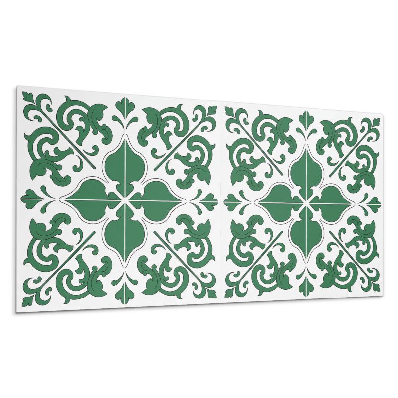 Panele samoprzylepne Wallfluent 40x20 cm Ornamentowe wzory roślinne w stylu klasycznym 10 szt.
