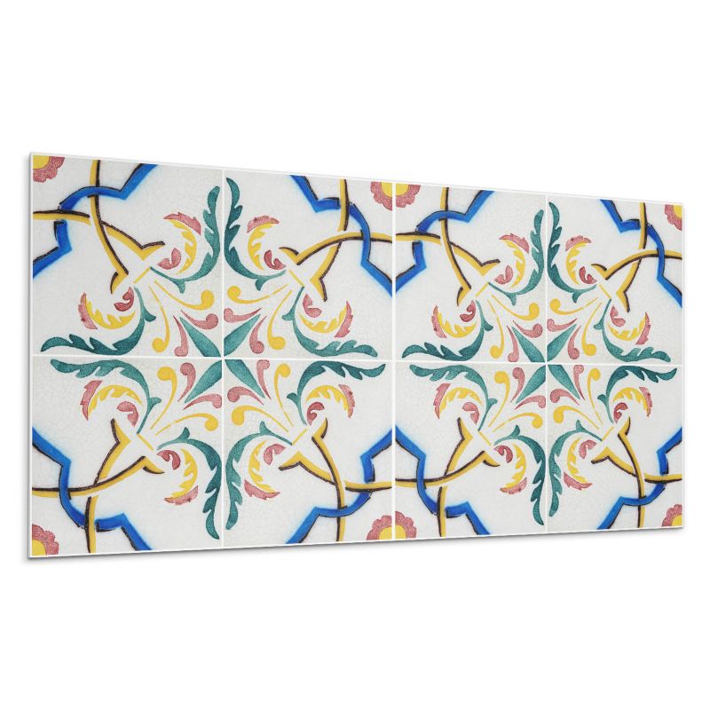 Panele samoprzylepne Wallfluent 40x20 cm Ornamenty roślinne w harmonijnym wzorze 10 szt.